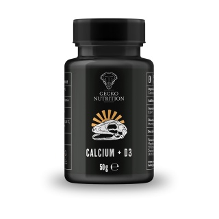 Gecko Nutrition Calcium + D3 - wapno z witaminą D3 50g