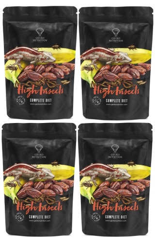 Gecko Nutrition High Insects - Wysokobiałkowa z owadami 2 kg
