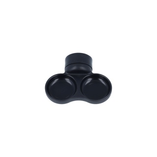 Gecko Nutrition Adhesive Mount Set XS - miska montowana XS - czarna