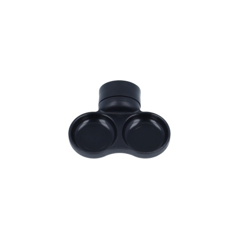 Gecko Nutrition Adhesive Mount Set XS - miska montowana XS - czarna
