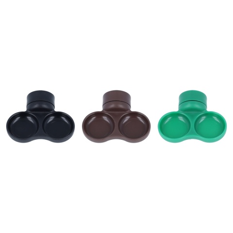 Gecko Nutrition Adhesive Mount Set XS - miska montowana XS - zielona