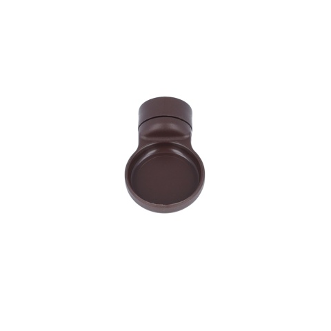 Gecko Nutrition Adhesive Mount Set S - miska montowana S - brązowa