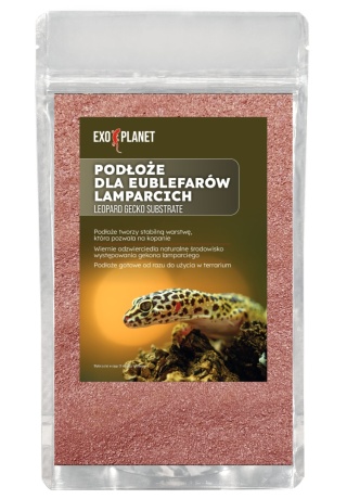 Leopard Gecko Substrate - podłoże dla Eublefarów Lamparcich 3kg