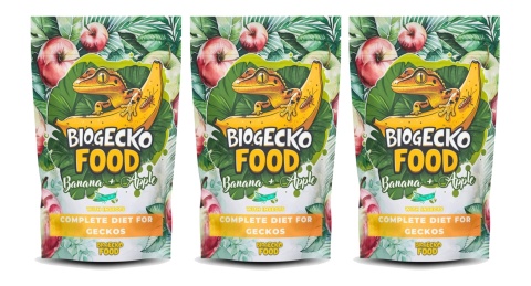 BioGecko Food Banana & Apple 300g pokarm dla gekonów orzęsionych i innych jaszczurek BANAN+JABŁKO+OWADY BioGecko Food Banana & Apple 300g pokarm dla gekonów orzęsionych i innych jaszczurek BANAN+JABŁKO+OWADY