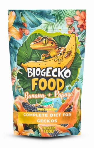 BioGecko Food Banana & Papaya 100g