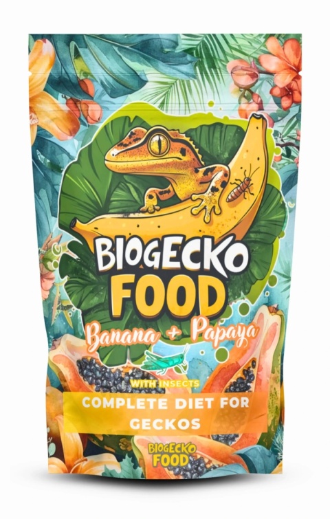 BioGecko Food Banana & Papaya 100g