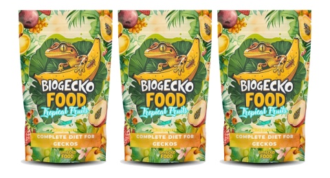 BioGecko Food Banan & Owoce Tropikalne 300g pokarm dla gekonów orzęsionych i innych jaszczurek BANAN + OWOCE TROPIKALNE +OWADY BioGecko Food Banan & Owoce Tropikalne 300g pokarm dla gekonów orzęsionych i innych jaszczurek BANAN + OWOCE TROPIKALNE +OWADY