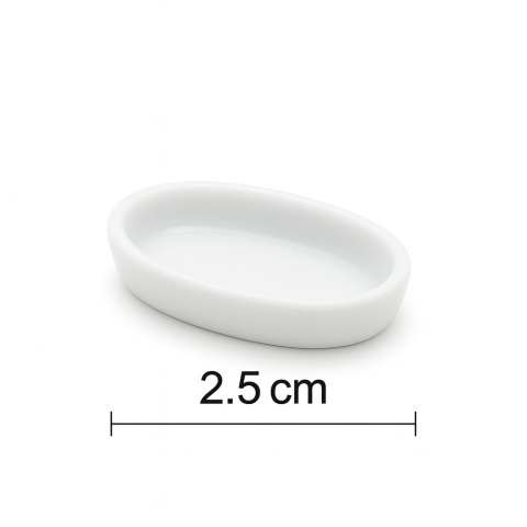 EXO PLANET Ceramiczna miseczka do karmienia mrówek – biała (2,5 cm)
