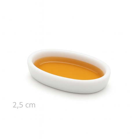 EXO PLANET Ceramiczna miseczka do karmienia mrówek – biała (2,5 cm)
