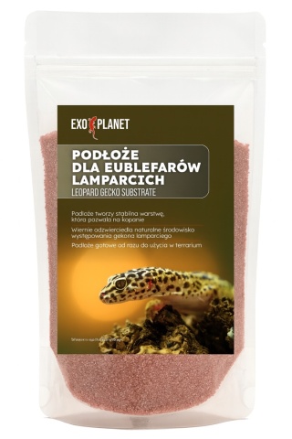 EXO PLANET Leopard Gecko Substrate - podłoże dla Eublefarów Lamparcich 3kg
