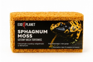 EXO PLANET Mech torfowiec Sphagnum moss 150g / 8L (brykiet)