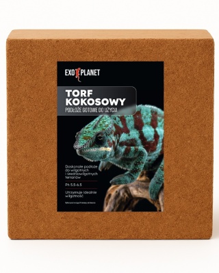 EXO PLANET Torf kokosowy - brykiet 2 kg