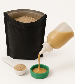 Gecko Nutrition Zestaw: High Insect 50g + Butelka do wyciskania pokarmów 100ml + Łyżeczka-miarka MiniSpoon