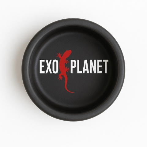 EXO PLANET Miska ceramiczna antyucieczkowa czarna S - 40ml