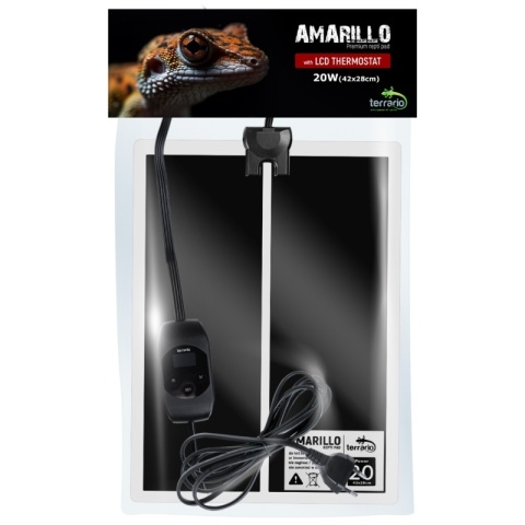 Terrario Amarillo 20W - mata grzewcza z termostatem LCD Terrario Amarillo 20W - mata grzewcza z termostatem LCD