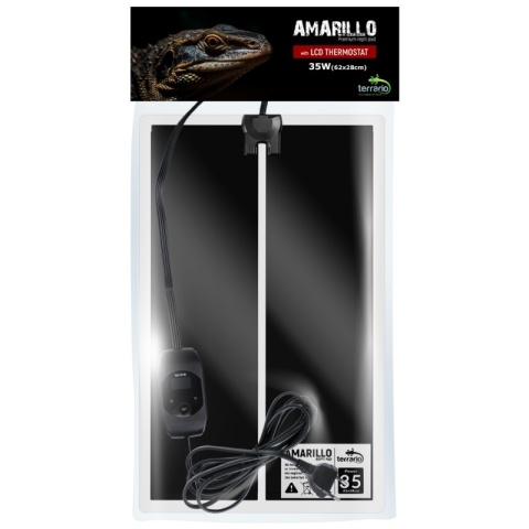 Terrario Amarillo 35W - mata grzewcza z termostatem LCD Terrario Amarillo 35W - mata grzewcza z termostatem LCD