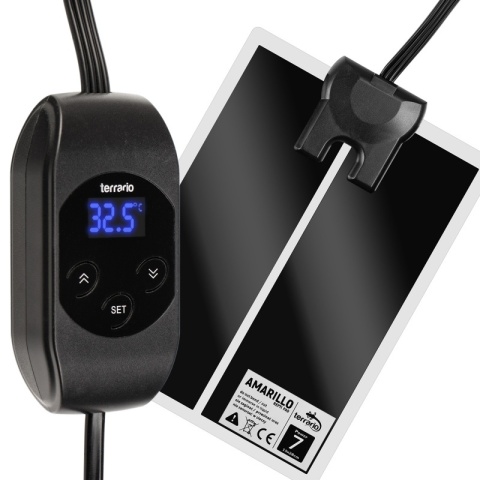 Terrario Amarillo 7W - mata grzewcza z termostatem LCD Terrario Amarillo 7W - mata grzewcza z termostatem LCD