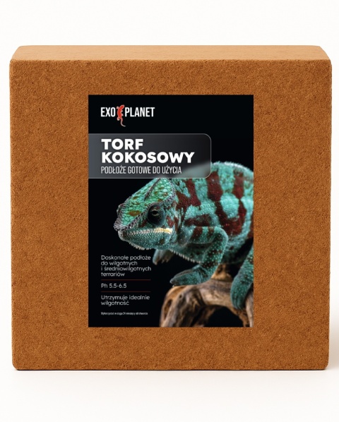 EXO PLANET Torf kokosowy - brykiet 5 kg EXO PLANET Torf kokosowy - brykiet 5 kg