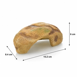 EXO PLANET Kryjówka skalna GeoStone M - 15,2x8,4x6 cm
