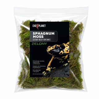 EXO PLANET Mech torfowiec Sphagnum Moss Zielony (Green moss) 25g