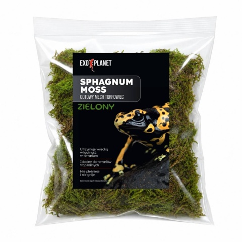 EXO PLANET Mech torfowiec Sphagnum Moss Zielony (Green moss) 25g