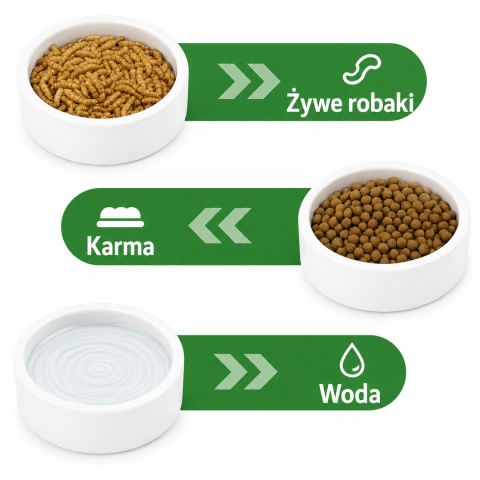 EXO PLANET Miska ceramiczna antyucieczkowa biała M - 80ml