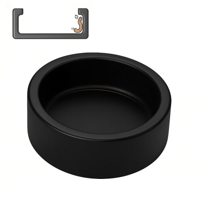 EXO PLANET Miska ceramiczna antyucieczkowa czarna L - 235ml