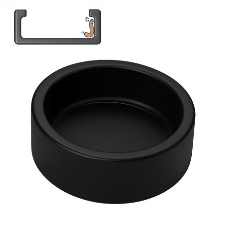 EXO PLANET Miska ceramiczna antyucieczkowa czarna L - 235ml