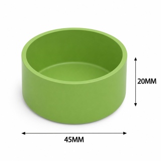 EXO PLANET Miska plastikowa na karmę i wodę Zielona - mała S /45mm