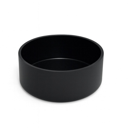 EXO PLANET Miska plastikowa na karmę i wodę Czarna - mała S /45mm