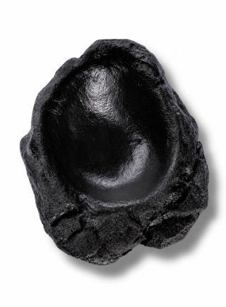 EXO PLANET Miska z żywicy Shadow Rock XS czarna (4x5x1 cm)