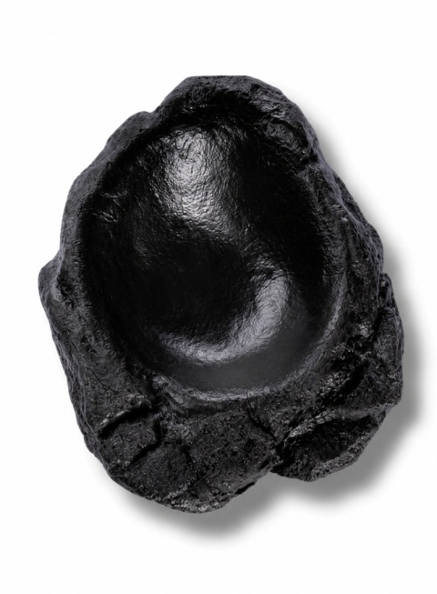 EXO PLANET Miska z żywicy Shadow Rock XS czarna (4x5x1 cm)