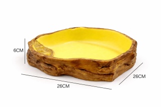 EXO PLANET Miska z żywicy Jungle Type 4 (26x20x6 cm)