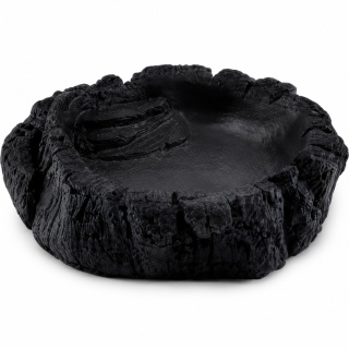 EXO PLANET Miska z żywicy Shadow Rock M czarna (10x9x3 cm)
