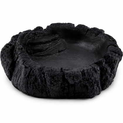 EXO PLANET Miska z żywicy Shadow Rock M czarna (10x9x3 cm)