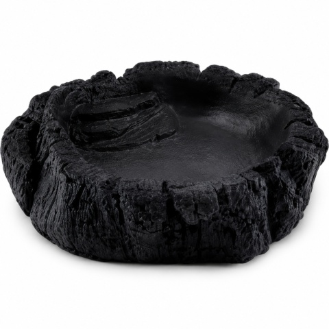 EXO PLANET Miska z żywicy Shadow Rock M czarna (10x9x3 cm)